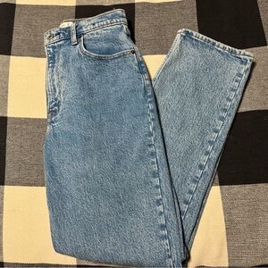 curve love abercrombie 90s straight ultra high rise jeans